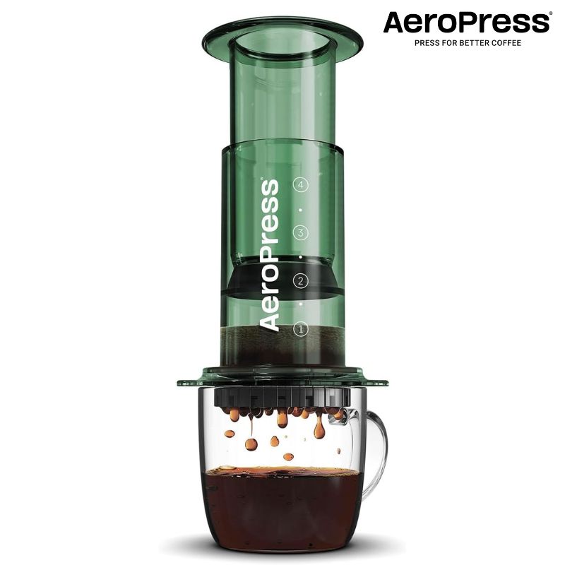 新品エアロプレスコーヒーメーカー日本未発売⭐︎クリアグリーンAeropress 新品エアロプレスコーヒーメーカー日本未発売⭐︎クリアグリーン