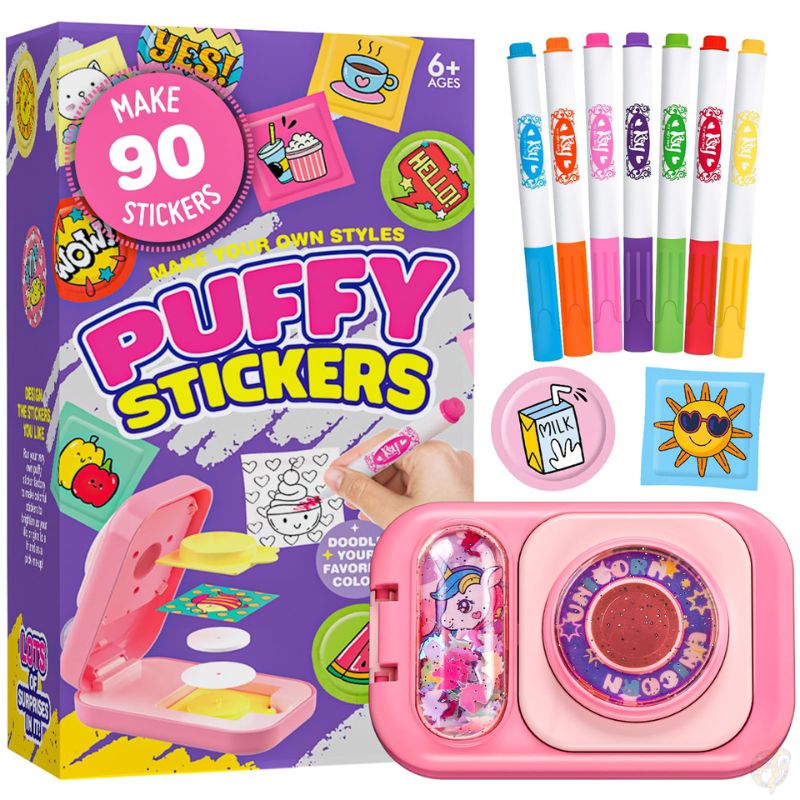 【クーポン配信中】Tacopet ぷっくり 3D シールメーカー 90個作成キット メイク90ステッカー・アップグレード Make 90 Stickers Upgraded 知育玩具 手作り おもちゃ｜パームスアメリカ