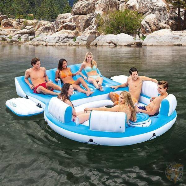 浮き具 Intex ウォーターラウンジ プール 海 浮き具 海 湖 プール 大人数