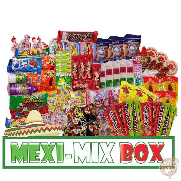 【クーポン配信中】Mexi-Mix Box メキシコ キャンディー お菓子 アソート 86個入り スパイシーなお菓子入り 送料無料