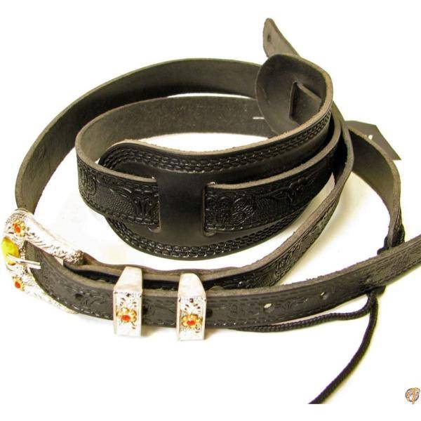 【正規品】 Gretsch グレッチ ギターストラップ Tooled Strap/Black ブラック レザー 送料無料 12,569円