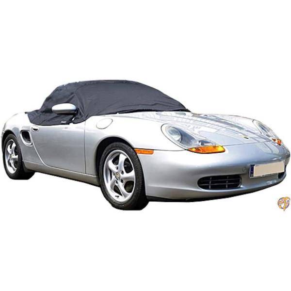 【クーポン配信中】ポルシェBoxster 986ソフトトップ屋根プロテクター半分カバー - 1997を2004 【並行輸入】