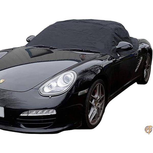 【クーポン配信中】ポルシェBoxster 987ソフトトップ屋根プロテクター半分カバー - 2005に2012【並行輸入】