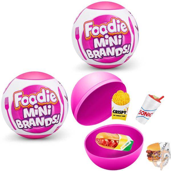 【クーポン配信中】5サプライズ 5 Surprise ファストフード ミニブランズ Foodie Mini Brands 2個セット 食べ物 ミステリーカプセル ミニチュア 玩具 食品 おもちゃ