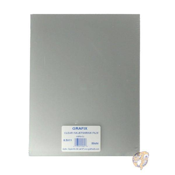 グラフィックス Grafix シュリンクフィルム 印刷可能 クリア インクジェット 50パック KSF50-CIJ 並行輸入品 送料無料