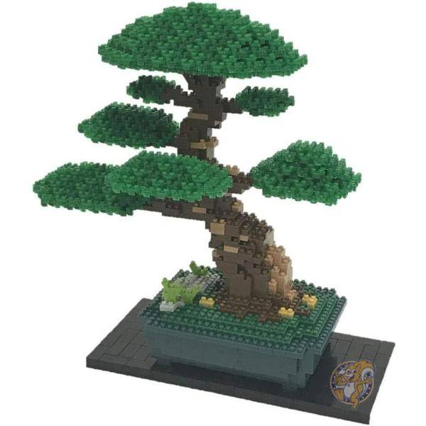 ナノブロック Nanoblock 盆栽 松 デラックス・エディション 組み立てセット グリーン NB039 ブロック玩具 送料無料