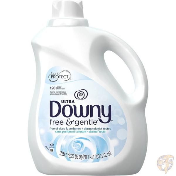 【クーポン配信中】ダウニー Downy ウルトラ フリー＆ジェントル 液体柔軟剤 120回分 3.05リットル 送料無料