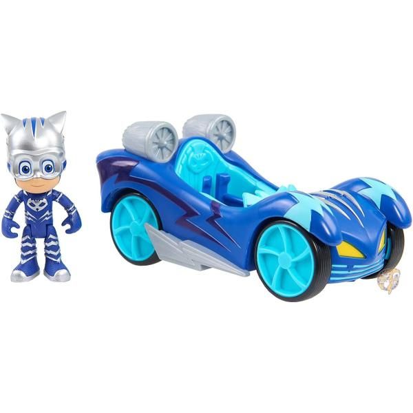 【クーポン配信中】PJ Masks Turbo Blast Racers Catboy and Cat-Car Figure Vehicle しゅつどう!パジャマスク ターボブラストレーサーズ キャットボーイ & キャットカー