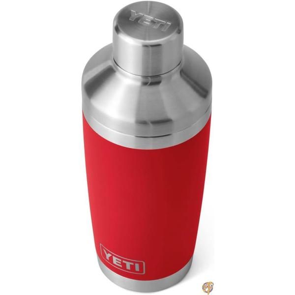 【クーポン配信中】YETI (イエティ) Rambler 20オンス カクテルシェーカー ステンレススチール 真空断熱 レスキューレッド