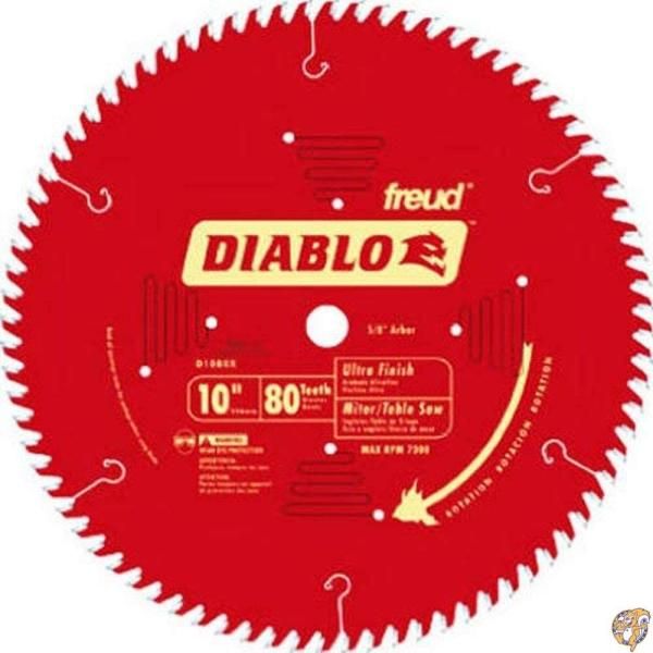 【クーポン配信中】Diablo Carbide Tipped Table, Miter, And Radial Arm Saw Blade-10" 80T SAW 送料無料｜パームスアメリカ