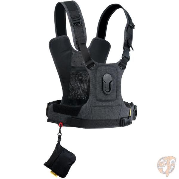 【クーポン配信中】コットンキャリア Cotton Carrier CCS G3 1台用 カメラハーネス ベルト システム グレー カメラアクセサリー 送料無料｜パームスアメリカ