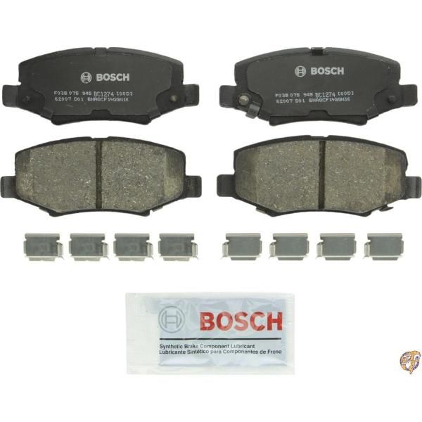 【クーポン配信中】Bosch BC1274 QuietCast プレミアムセラミックディスクブレーキパッドセット ダッジ用:2007-2010 Nitro