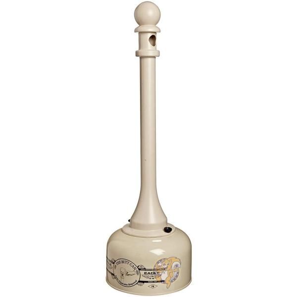 【先着55名様!全品555円クーポン配信中】イーグルEagle 亜鉛メッキ加工スチール タバコ吸い殻入れ ベージュ 1202BEI 灰皿 送料無料