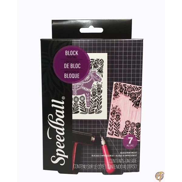 【クーポン配信中】Speedball Super Value Block Printing Starter Kit