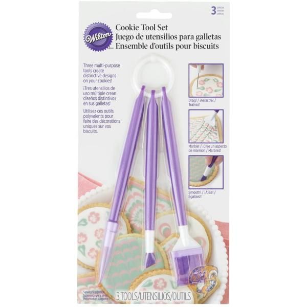 【クーポン配信中】ウィルトン クッキーデコレーションツールセット Wilton 409-7722 3ピースクッキー装飾用品 送料無料