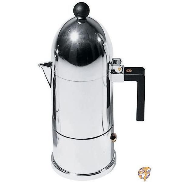 【正規輸入品】 ALESSI アレッシィ La cupola エスプレッソコーヒーメーカー/3カップ用 ブラック A9095/3 B 送料無料｜パームスアメリカ