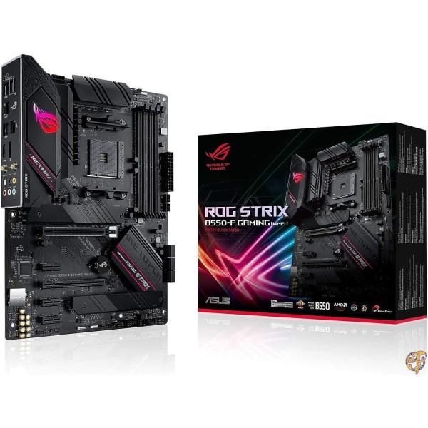 【ポイント2倍!15日】ASUS ROG Strix B550-F Gaming (Wi-Fi 6) AMD AM4 (3rd Gen Ryzen) ATX Motherboard