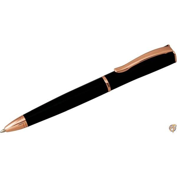 【クーポン配信中】(モンテベルデ) Monteverde インプレッサ ボールペン ブラック・ローズゴールドの縁取り (並行輸入)