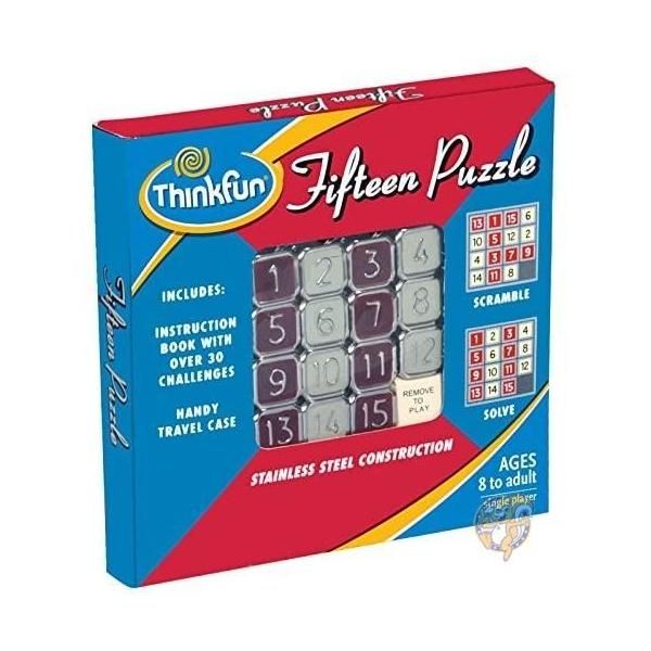 【先着55名様!全品555円クーポン配信中】シンクファン ThinkFun フィフティーンパズル 4900 クラシックパズルゲーム 送料無料