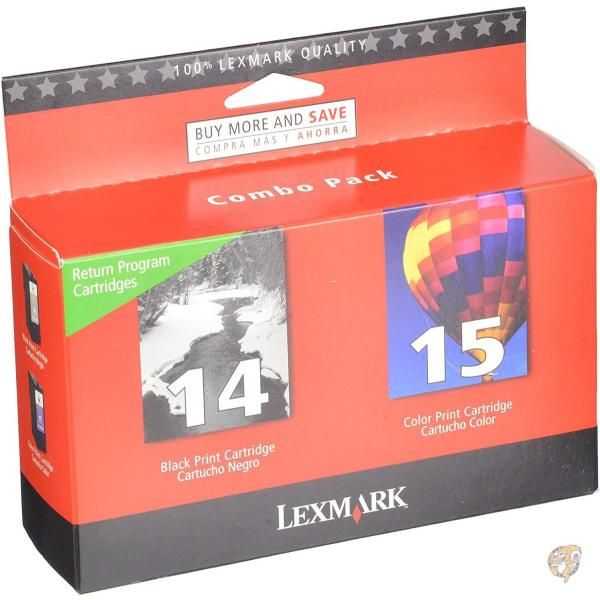 【クーポン配信中】Lexmark #14 & #15 Black and Color Return Program Print Cartridges (18C2239) [並行輸入品] 送料無料