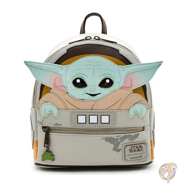 【25日最大4000円クーポン】スターウォーズ ベビーヨーダ マンダロリアン ショルダーバッグ レディース ダブルストラップ Loungefly ラウンジフライ｜パームスアメリカ