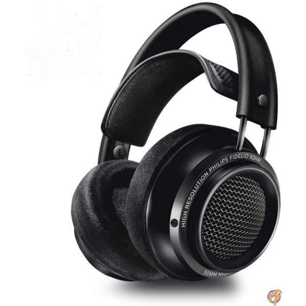Philips Audio Fidelio X2HR オーバーイヤー オープンエアヘッドホン 50mm ドライバー ブラック 送料無料