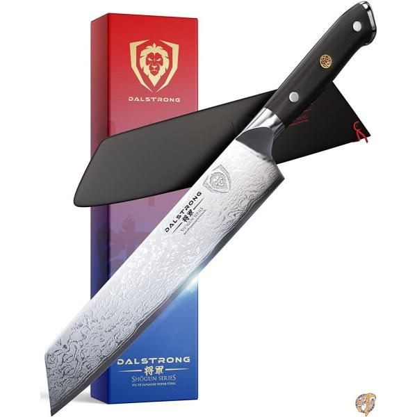 DALSTRONG キリツケシェフナイフ - 8.5インチ 将軍シリーズ ダマスカス 日本AUS-10V スーパースチール シース 送料無料 25,529円