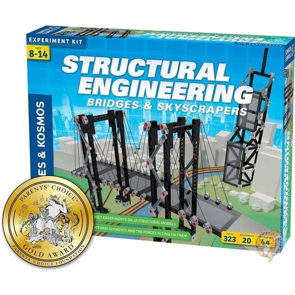【クーポン配信中】テムズ＆コスモス Thames & Kosmos ブリッジ＆超高層ビル 組み立てセットStructural Engineering 625414 教育玩具 送料無料