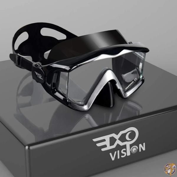 【クーポン配信中】EXP VISION 大人用 Pano 3 パノラマビュー スキューバダイビングマスク 強化ガラスレンズ シュノーケリング ダイブマスク 送料無料｜パームスアメリカ