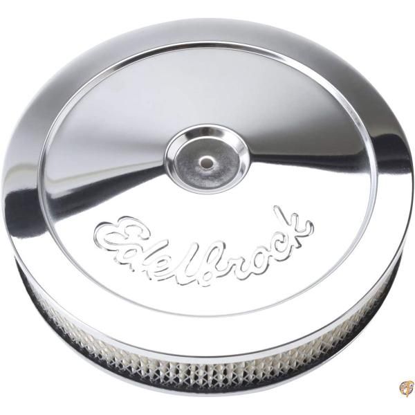 Edelbrock 1208 Pro-Flo 10インチ ラウンドエアクリーナー 送料無料