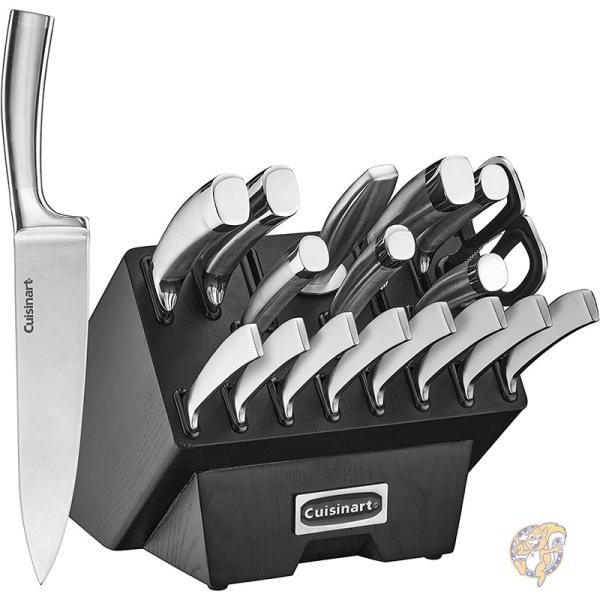 【クーポン配信中】Cuisinart クイジナート キッチン用品 調理器具 包丁セット ブラック アッシュウッド ブロック|パームスアメリカ