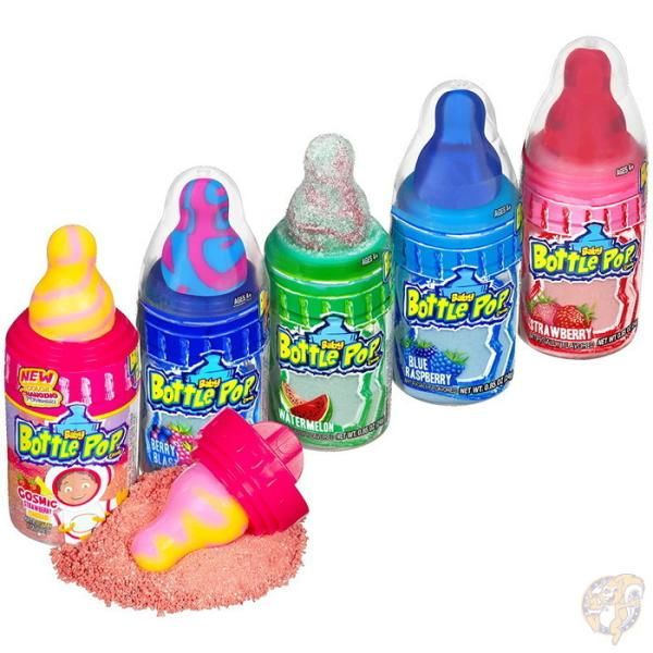 【クーポン配信中】Baby Bottle Pop ベビーボトル ロリポップ パウダー付き 18個 1.1 oz(31.2g) 送料無料｜パームスアメリカ