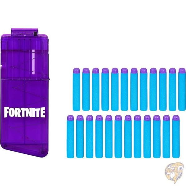 【25日最大4000円クーポン】ナーフ フォートナイトエリートブラスター用公式ダーツ24個＆12ダーツクリップ NERF リフィルパック 送料無料｜パームスアメリカ