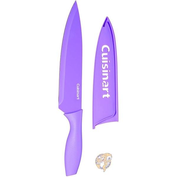 【ポイント2倍!15日】クイジナート アドバンスカラーコレクション シェフナイフ20.3cm Cuisinart C55CNS-8CFP 紫 送料無料