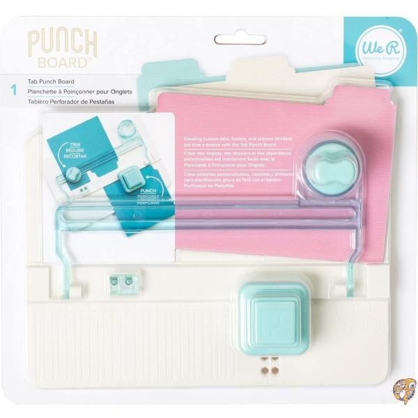 We R MemorY Keepers Punch Board パンチボード & パンチ - Tab 663105 送料無料｜パームスアメリカ