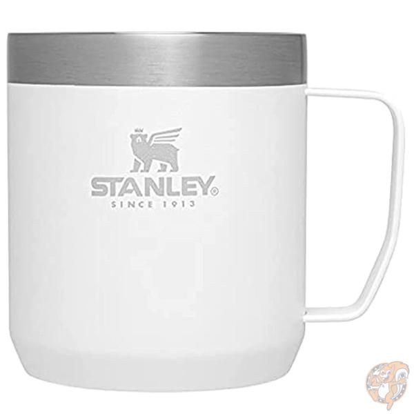 【クーポン配信中】スタンレー Stanley 真空 キャンプ マグ 12oz（約354ml）ポーラー 白 フタ付き マグカップ ステンレス 保冷 保温 送料無料