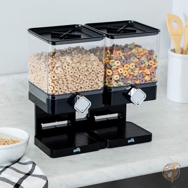 Zevro KCH-06134 Compact Dispenser ゼブロ ドライフード ディスペンサー ストッカー シリアルディスペンサー 2色 送料無料
