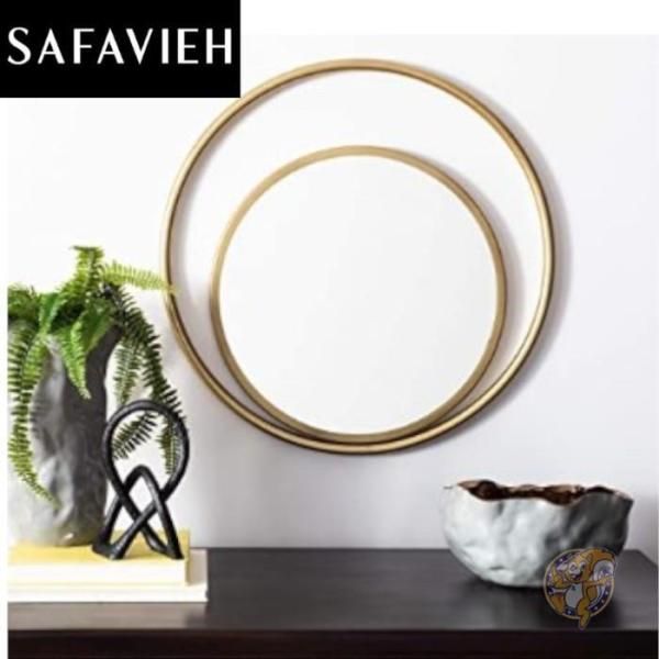 楽天市場】【Safavieh】ウォールミラー 壁掛け 鏡 60.5cm ゴールド