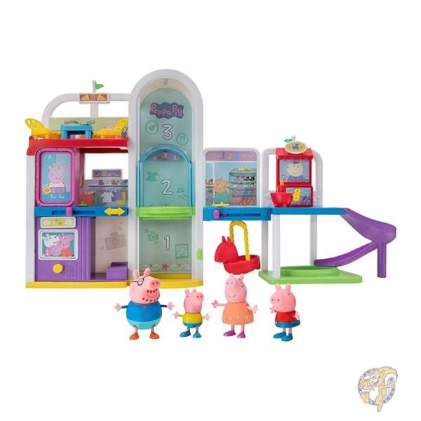 【クーポン配信中】ペッパピッグ ショッピングモール フィギアセット アクセサリー付き おもちゃ PEP0794 Jazwares ジャズウェア