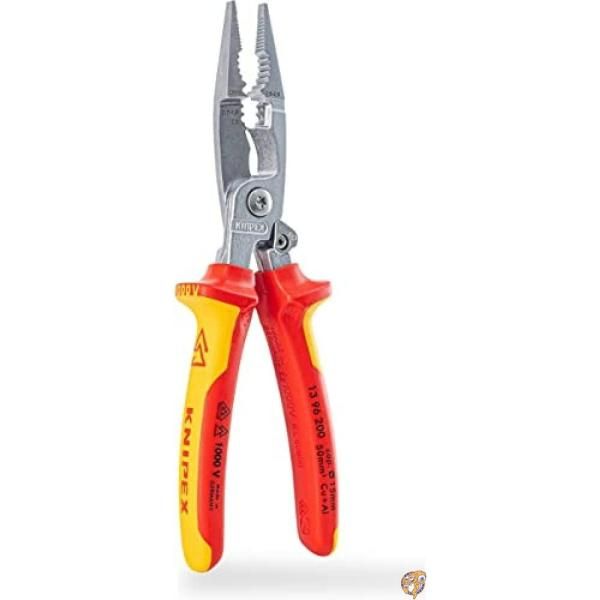 KNIPEX(クニペックス) 1396-200 絶縁エレクトロプライヤー(スプリング付) 1396200 送料無料