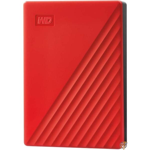 【クーポン配信中】WD ポータブルHDD 4TB USB3.0 レッド My Passport 暗号化 パスワード保護 外付けハードディスク / 3年 送料無料