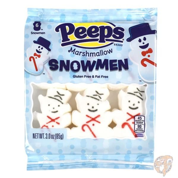 【クーポン配信中】Peeps Marshmallow Snowmen ピープス スノーマン 雪だるま クリスマス マシュマロ 1パック 送料無料