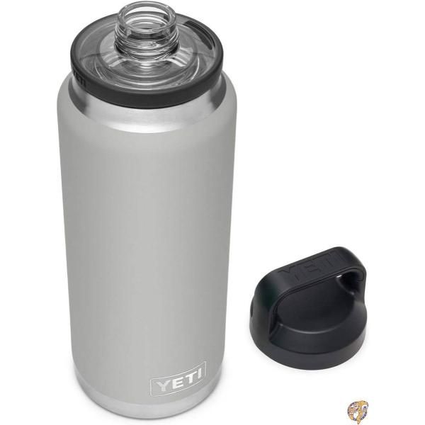 YETI (イエティ) Rambler 36オンス ボトル 引退カラー 真空断熱 ステンレススチール チャグキャップ付き グラナイトグレー