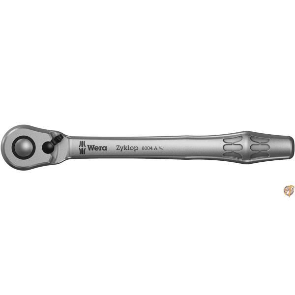 Wera(ヴェラ) 8004A サイクロップラチェット「メタル」 1/4 チェンジレバー 004004 送料無料 14,485円