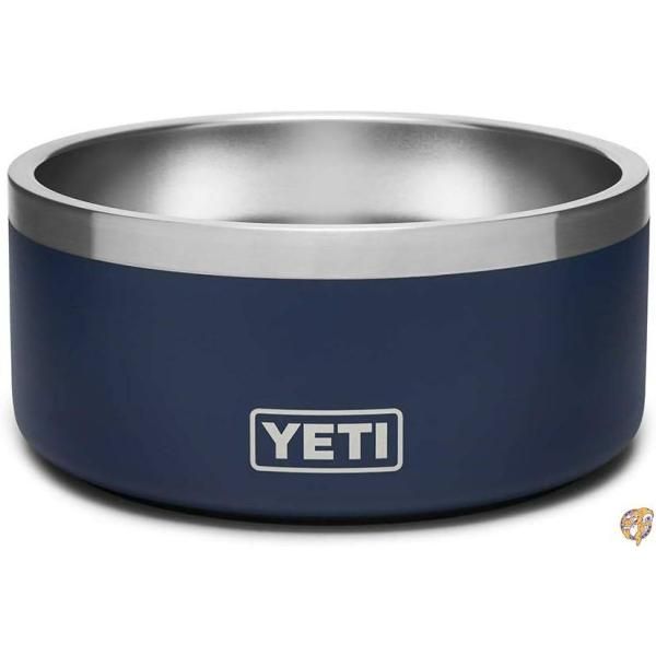 【クーポン配信中】YETI (イエティ) Boomer 4 ステンレススチール ノンスリップドッグボウル 容量32オンス ネイビー