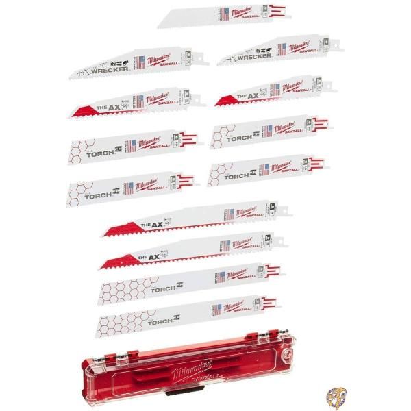 【クーポン配信中】12-Piece Sawzall Blade Kit-12PC RECIP SAW BLADE SET (並行輸入品)