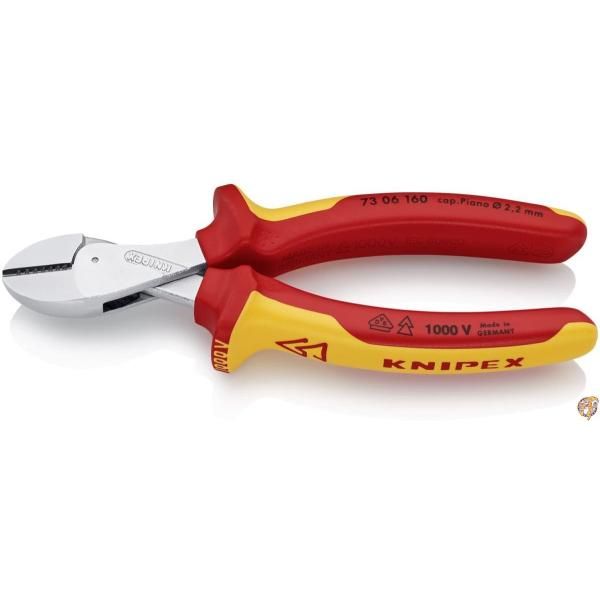 KNIPEX(クニペックス) 7306-160 X-CUT 絶縁コンパクトニッパー 7306160 送料無料