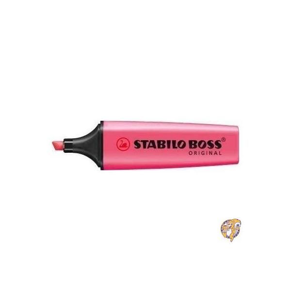 【ポイント2倍!15日】Pack of 3 Pink Stabilo Boss Highlighters Fluorescent Colours Water-Based