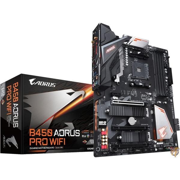 【ポイント2倍!15日】GIGABYTE B450 AORUS PRO WIFI ATX マザーボード [AMD B450チップセット搭載] MB4533 送料無料