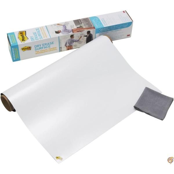 ポストイット ホワイトボードフィルム 1800×1200mm 1枚 DEF6X4 送料無料